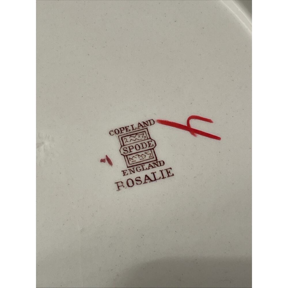 Set Of 4 Copeland Spode Rosalie Dinner Plates 10 1/2" - Picture 5 of 9